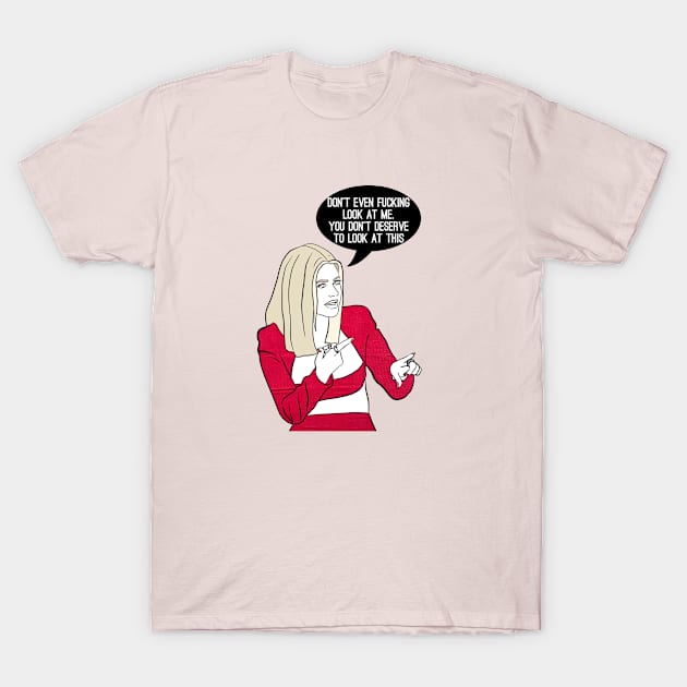 Don't look at me T-Shirt by Katsillustration